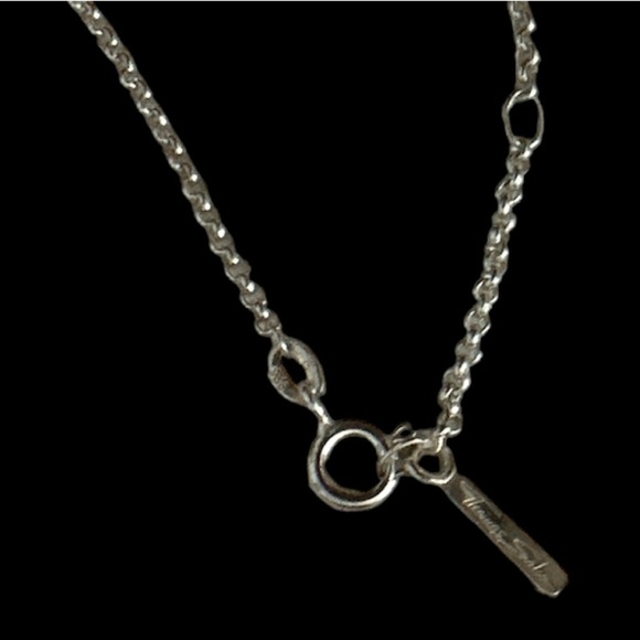 Thomas Sabo 925 Sterling Silver Pavé Heart Pendant Necklace - Picture 5 of 7